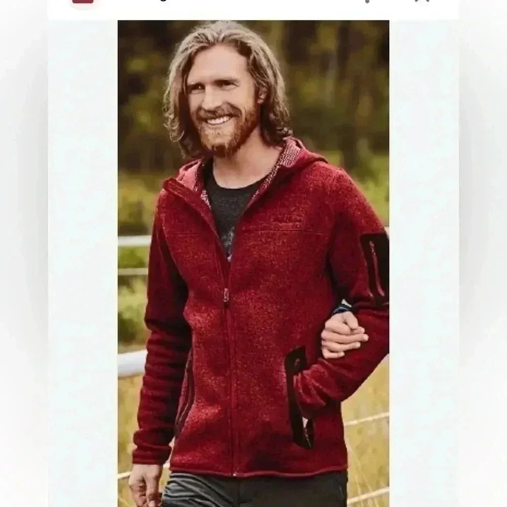 [USXL] WindRiver Turquoise  T- Max Charge Men Sweater - Picture 2 of 7